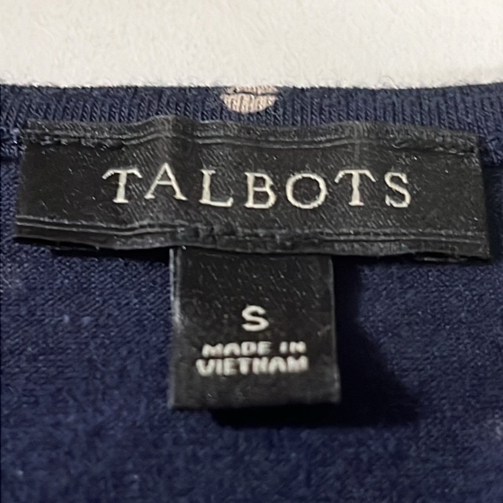 Talbots Navy Dot Tank - Picture 4 of 7